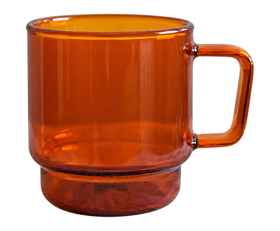 Levin Cup 300ml in amber glass